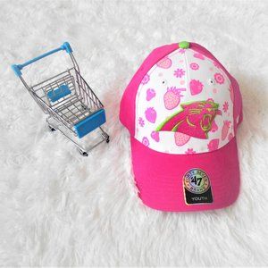 Strawberry Smoothie NFL Carolina Panthers Cap Girl